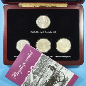 M&oslash;nter med Gaveskrin