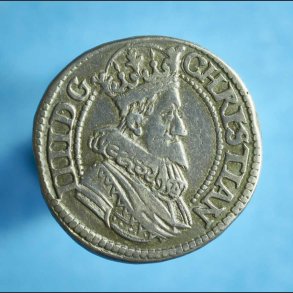 Chr.4. krone og mark stykker..Typesamling