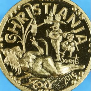 Christiania guldm&oslash;nter/medaljer