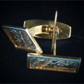 Manchetknapper i guld