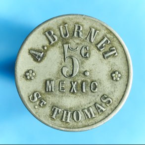 Dansk Vestindien - Privat mønter