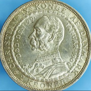 Erindringsmønter i sølv 1888-1972 / 2, 5 og 10 kr.