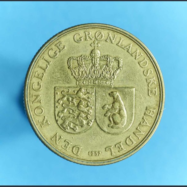 Grnland 1 kr. 1957