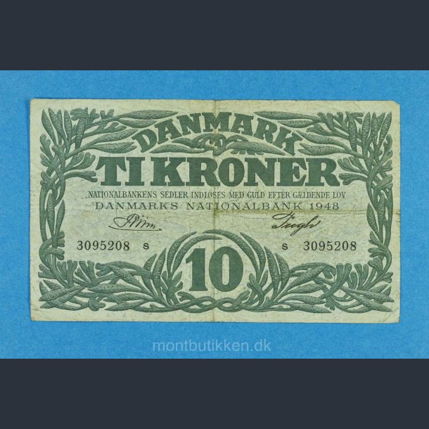 10 kr. 1945-1948
