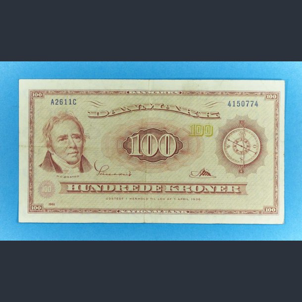 100 kr. 1961 - kv.1+
