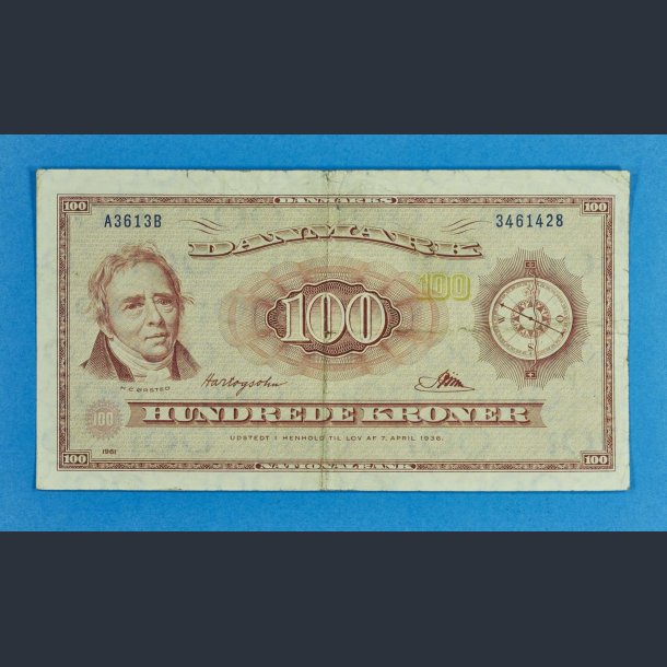 100 kr. 1961 - kv.1