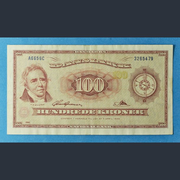 100 kr. 1965 - Bedre eksemplar