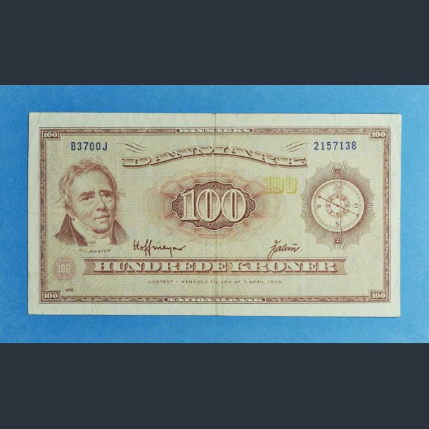 100 kr. 1970 0J - kv. 1+