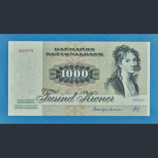 1000 kr. 1972-1992 kv. 0/01- Flot eksemplar