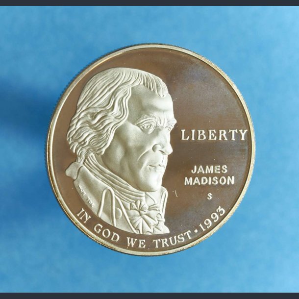 1993 Dollar - James Madison And Bill Of Rights