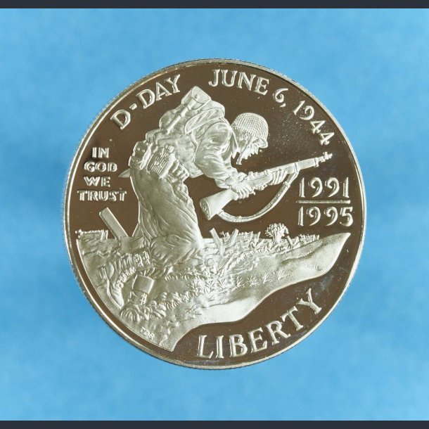 1995 Dollar - World War II 50TH Anniversary