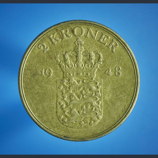 2 kr. 1948 - cirkuleret