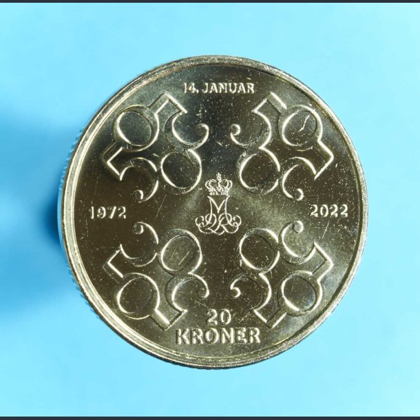 20 kr. 2022 - 50 rs regeringsjubilum