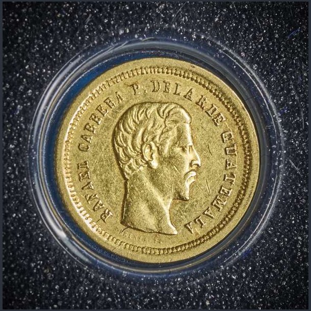 Guatemala 4 Reales 1860 guld