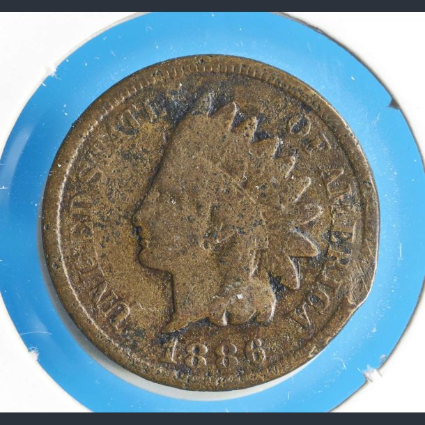 USA 1 cent 1886