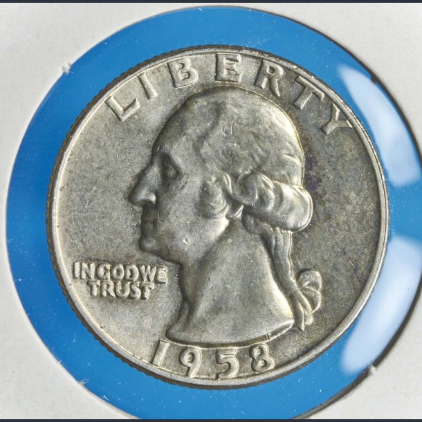 USA quarter 1958 D