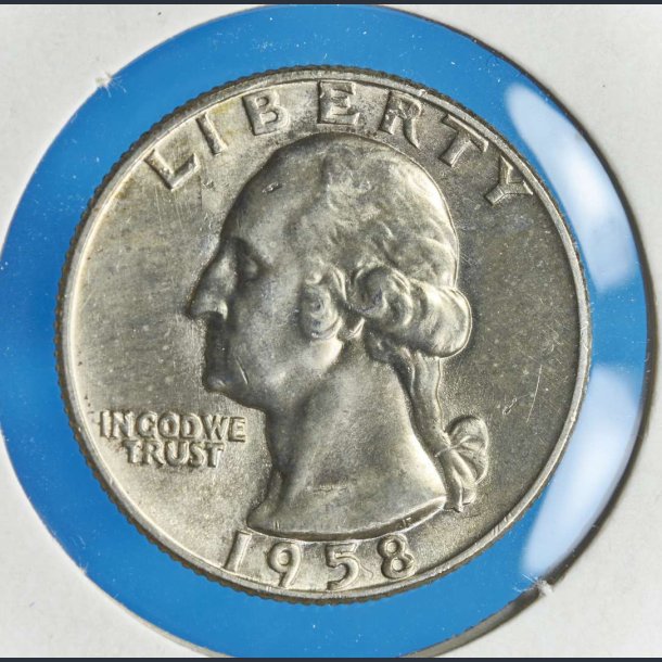 USA quarter 1958 D