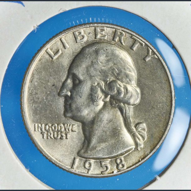 USA quarter 1958 D