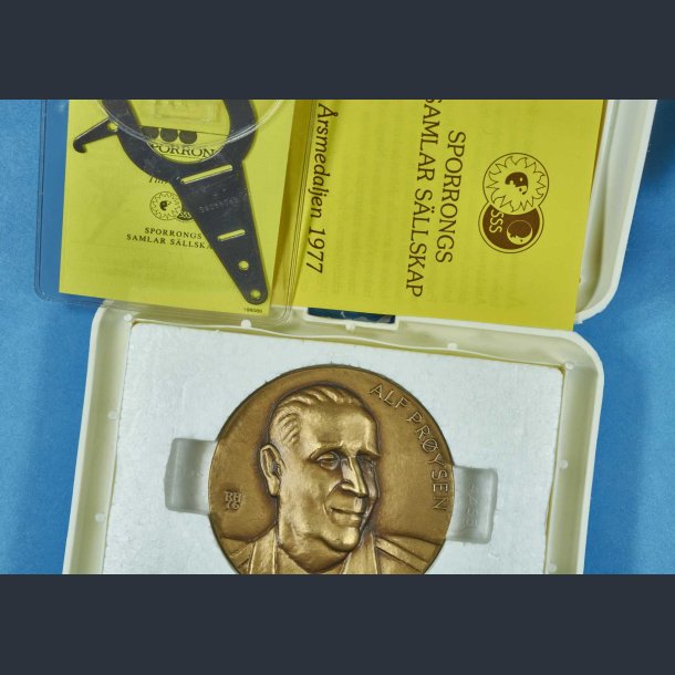 Sporrongs rsmedalje 1977 - Alf Prysen