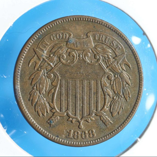 USA 2 cents 1868