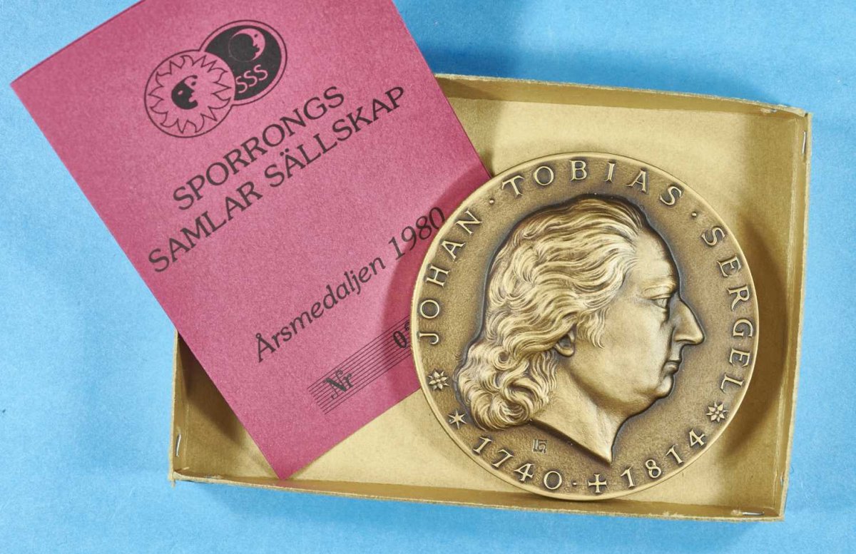 Sporrongs Årsmedalje 1980 - Johan Tobias Sergel 1740-1814 - Udland ...