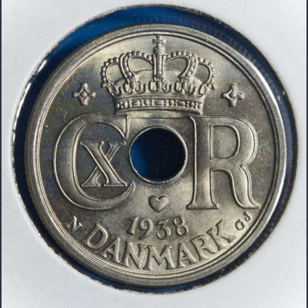 Danmark 25 re 1938 i kv. 0