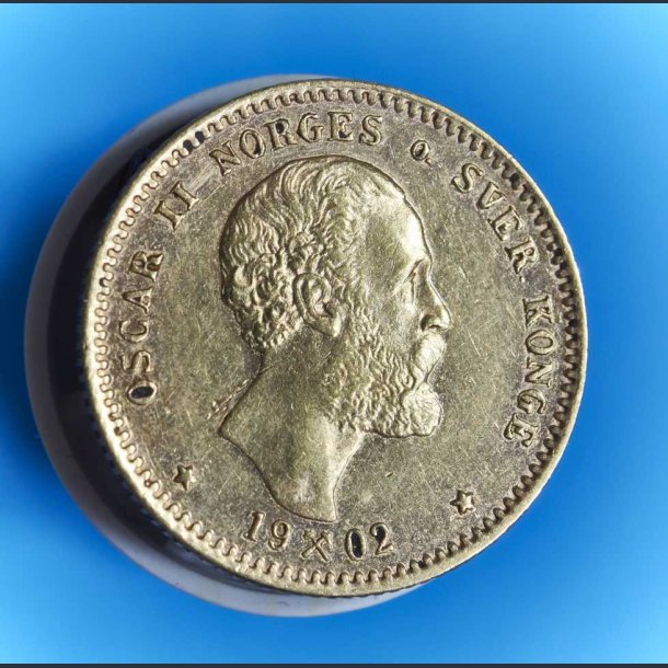 Norge 10 kr. 1902 guld kv. 1++