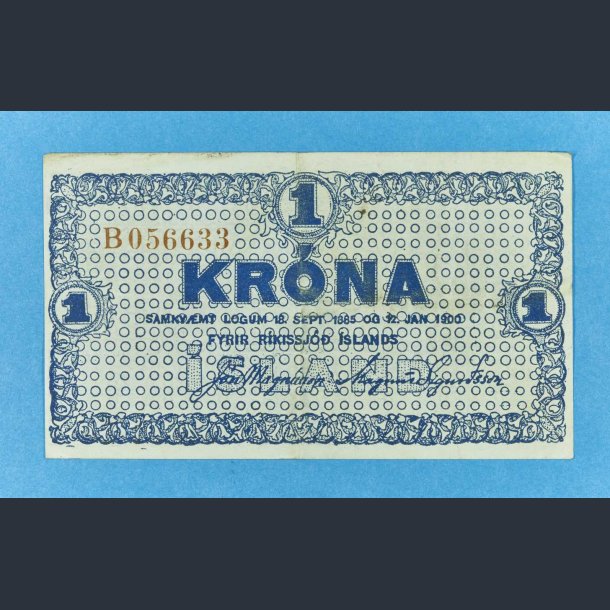 Island 1 krona 1925 - kv. ca. 1+