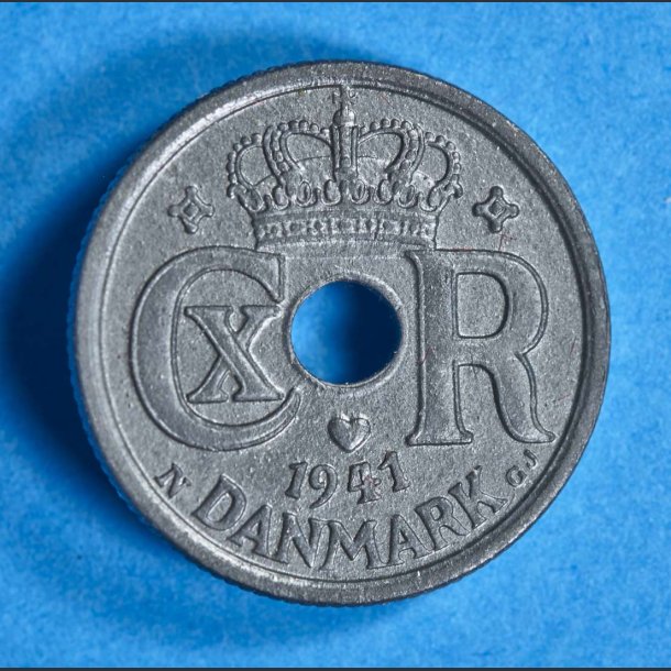 Danmark 10 re 1941 zink - kv.01