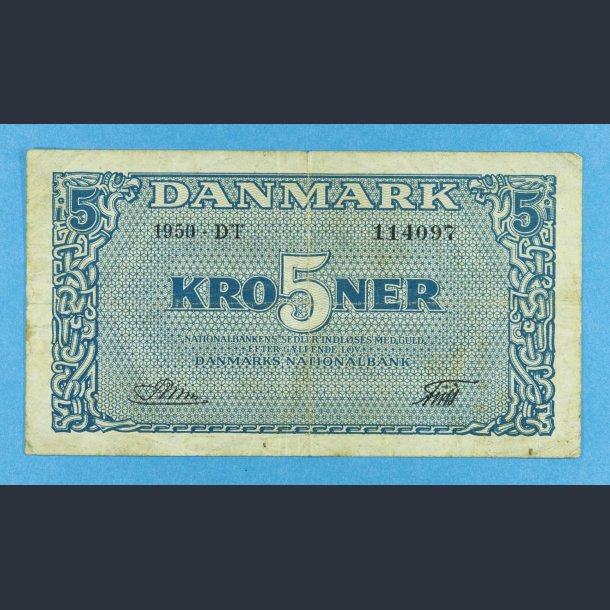 5 kr. 1944-1950 - brugt