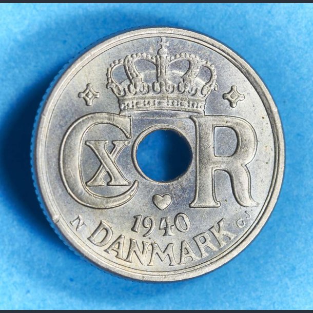 Danmark 10 re 1940 - kv.1+