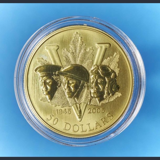 Canada 50 dollars 2005 guld - 60 ret for afslutningen p 2. VK.