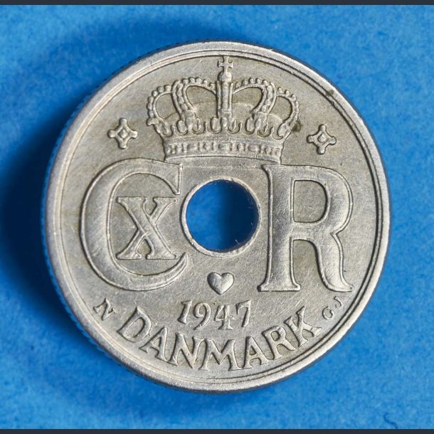 Danmark 10 re 1947 - kv. 1++