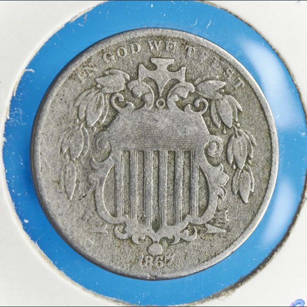 USA 5 cents 1867