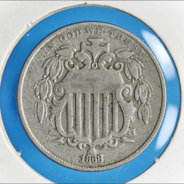 USA 5 cents 1868