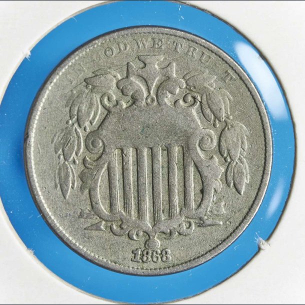 USA 5 cents 1868