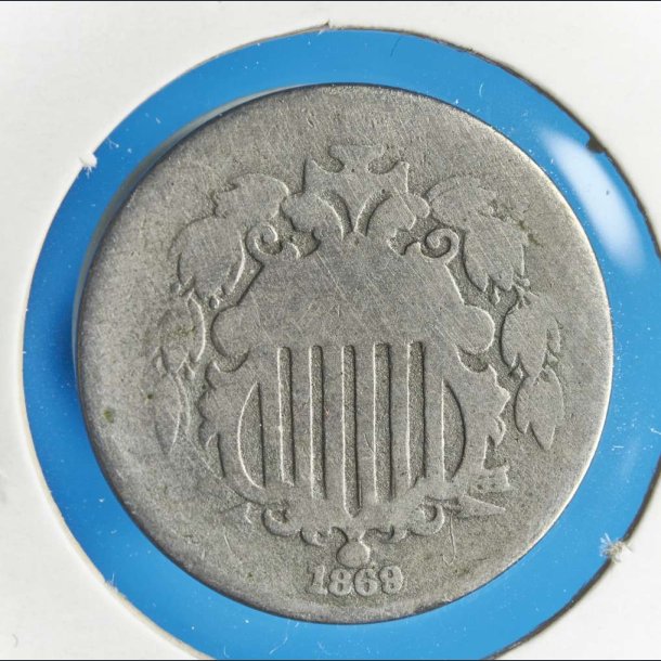 USA 5 cents 1869