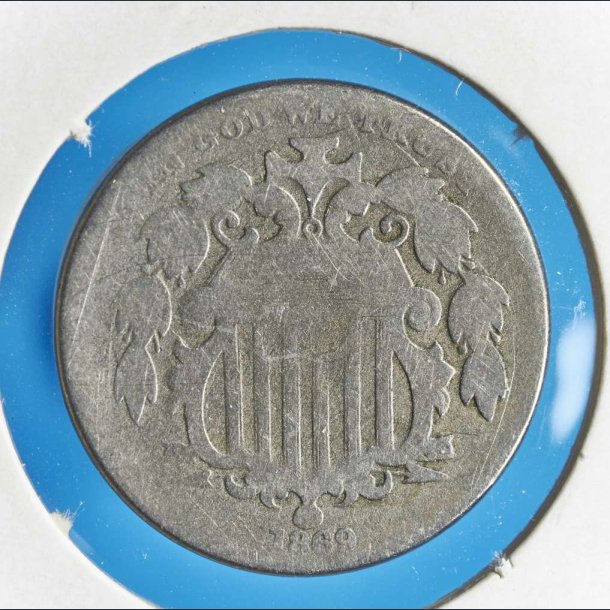 USA 5 cents 1869