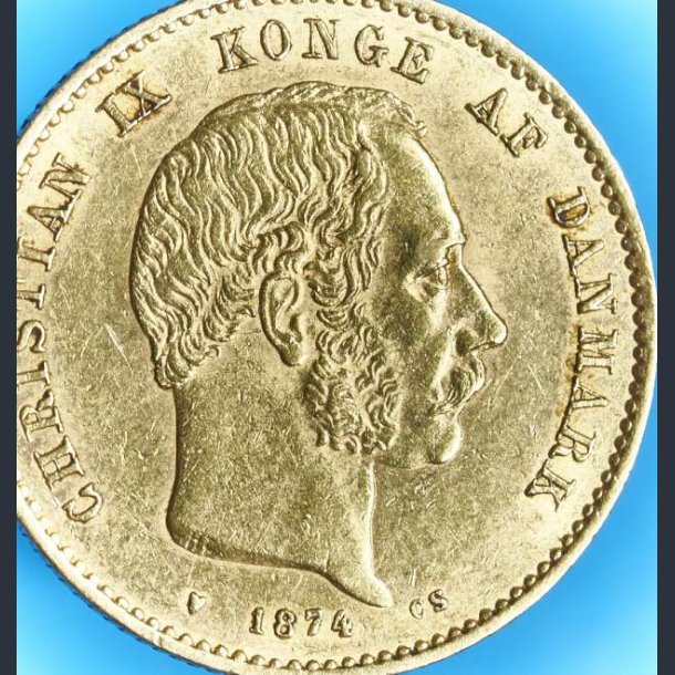 Danmark 20 kr. 1874 - Kbes