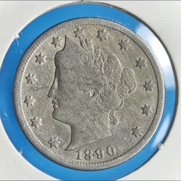 USA 5 cents 1890