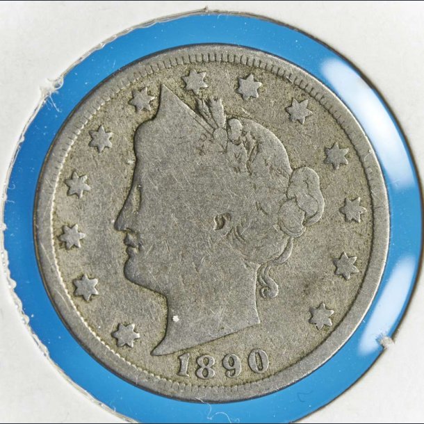 USA 5 cents 1890