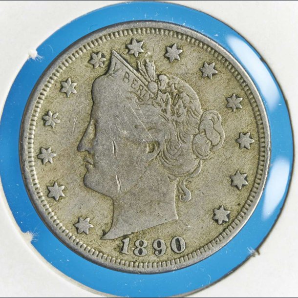 USA 5 cents 1890