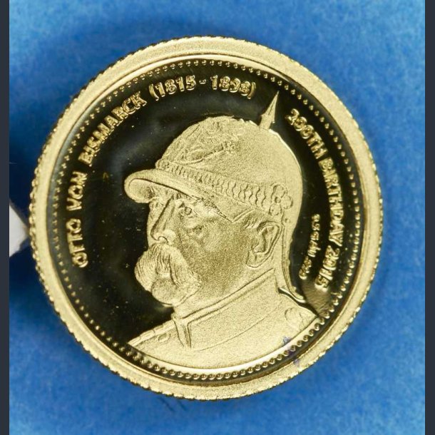 Congo 100 Francs 2015 guld - Otto Von Bismarck