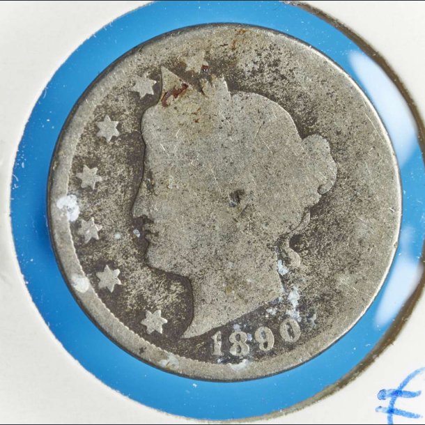 USA 5 cents 1890