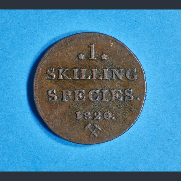 Norge 1 Skilling 1820 - Carl XIII