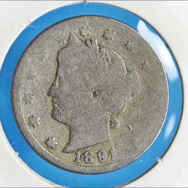 USA 5 cents 1891