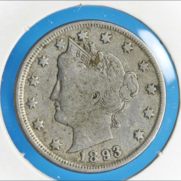 USA 5 cents 1893