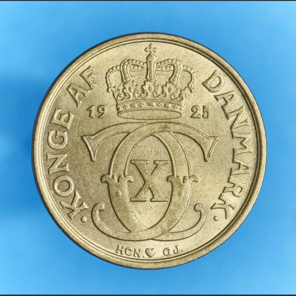 Danmark 1 kr. 1925 - smuk mnt