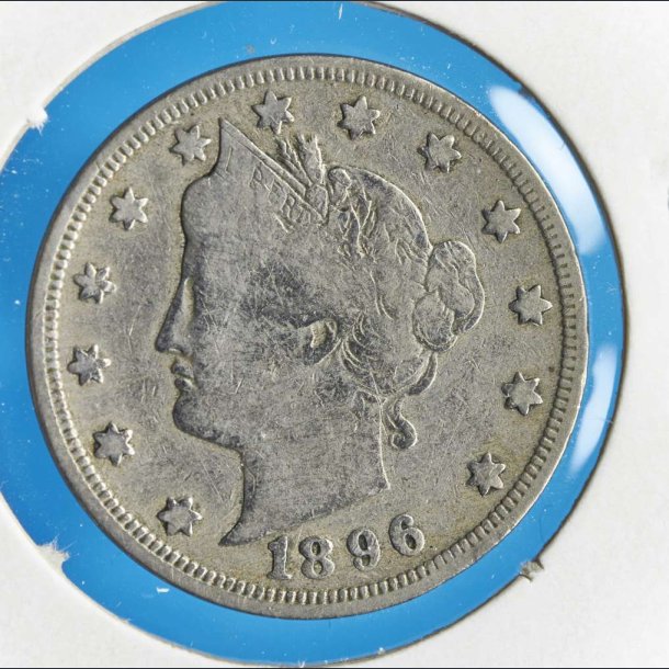 USA 5 cents 1896