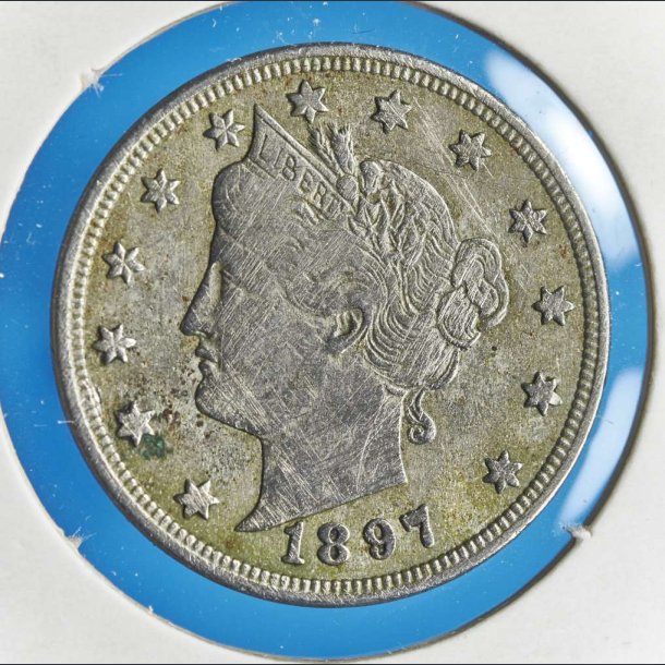 USA 5 cents 1897